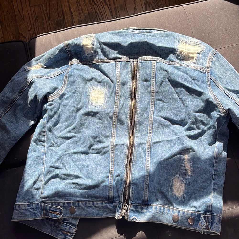 Distressed Jean Jacket - Picture 4 of 4